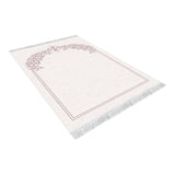 Pink Carpet Soft Padded Prayer Rug | Cotton Layer Janamaz | Anti Slip Backing Bamboo Cotton Prayer Mat | Islamic Gifts