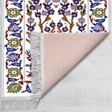 Daisy Of Egypt Soft Padded Prayer Rug | Cotton Layer Janamaz | Anti Slip Backing Bamboo Cotton Prayer Mat | Islamic Gifts