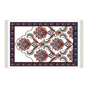Clove Soft Padded Prayer Rug | Cotton Layer Janamaz | Anti Slip Backing Bamboo Cotton Prayer Mat | Islamic Gifts