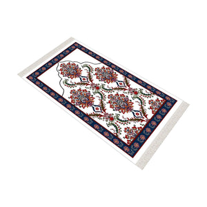 Clove Soft Padded Prayer Rug | Cotton Layer Janamaz | Anti Slip Backing Bamboo Cotton Prayer Mat | Islamic Gifts