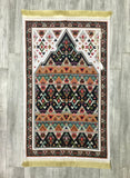 Килим Сеџаџа - Луксузен молитвен мат - молитвен килим - Јанамаз - Елегантен, висок квалитет, луксуз - уникатен исламски подарок