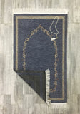 Indigo Door to Andalus Prayer Mat, Prayer Mat with Tasbeeh, Prayer Rug, Muslim Janamaz, Sajjada, Turkish Rug, Islamic Gift YSLM37