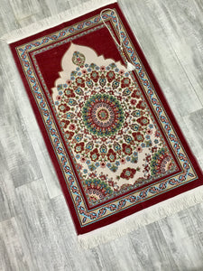 Circle Of Flowers Kilim Prayer Mat, Prayer Mat with Tasbeeh, Prayer Rug, Muslim Janamaz, Bohemian Rug, Turkish Rug, Islamic Gift YSLM40