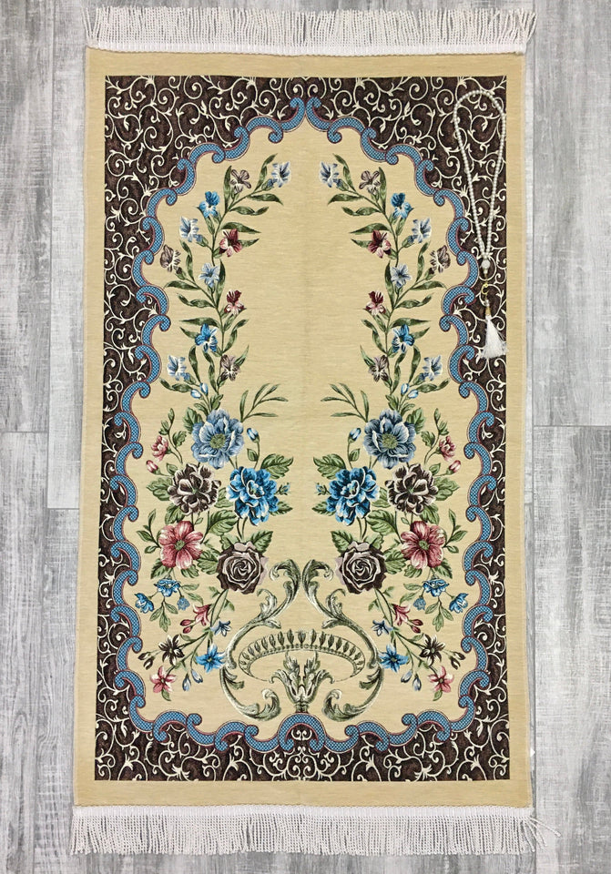 Garden Of Hagia Sophia Prayer Mat, Prayer Mat with Tasbeeh, Prayer Rug, Muslim Janamaz, Sajjada, Turkish Rug, Islamic Gift YSLM43