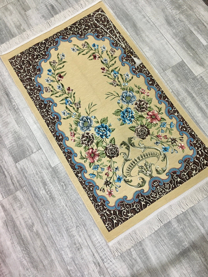 Garden Of Hagia Sophia Prayer Mat, Prayer Mat with Tasbeeh, Prayer Rug, Muslim Janamaz, Sajjada, Turkish Rug, Islamic Gift YSLM43