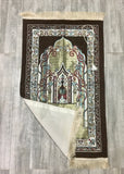 Mihrab Kilim Prayer Mat, Prayer Mat with Tasbeeh, Prayer Rug, Muslim Janamaz, Sajjada, Turkish Rug, Islamic Gift YSLM46