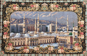 Masjid An-Nabawi Wall Hanging | Medina Mosque Islamic Wall Art | Islamic art | Islamic Wall Decor - islamicbazaar