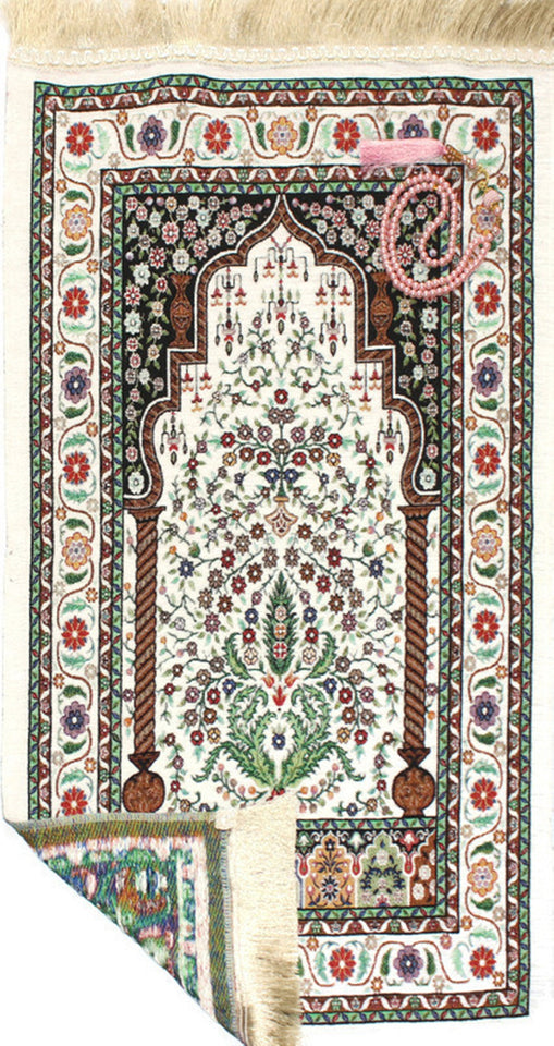 Children Prayer Rug,Prayer Mat, Prayer Mat with Tasbeeh, Prayer Rug,Muslim Janamaz,Bohemian Rug,Turkish Rug,Islamic Gift, Islamic Gift