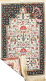 Children Prayer Rug,Prayer Mat, Prayer Mat with Tasbeeh, Prayer Rug,Muslim Janamaz,Bohemian Rug,Turkish Rug,Islamic Gift YSLM58