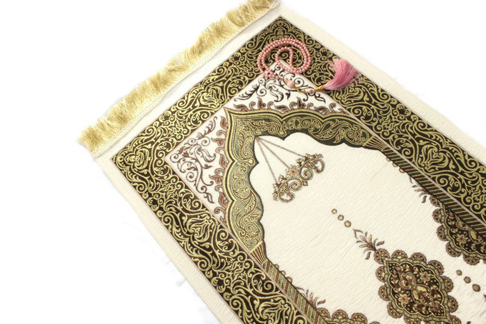 Children Prayer Rug,Prayer Mat, Prayer Mat with Tasbeeh, Prayer Rug,Muslim Janamaz,Bohemian Rug,Turkish Rug, Islamic Gift YSLM59