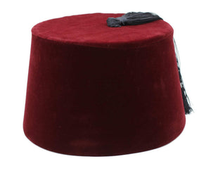 Egyptian Turkish Red Fez Tarboush Hat Itim na Tassel, Doctor Who Fez Hat Costume Accessory