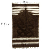 Handmade Angora Goat Mohair Wool Prayer Mat | Kilim Sajjada | Natural Musallah | Handcrafted Prayer Rug | Janamaz - islamicbazaar