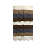 Handmade Angora Goat Mohair Wool Prayer Mat | Kilim Sajjada | Natural Musallah | Handcrafted Prayer Rug | Janamaz 02 - islamicbazaar