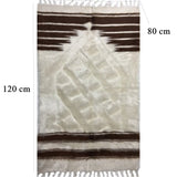Handmade Mohair Wool Prayer Mat | Kilim Prayer Rug | Natural Musallah | Handcrafted Sajjada | Janamaz 80x120cm - islamicbazaar