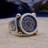 Muhru Suleiman Sterling Silver Ring | Mens Ring | Persolized Signet Ring | Solomon Ring | İslamic Rings | Gift For Him | Personalised Gift