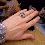 Rose of Rufaiyyah | Ring for Men | Sterling Silver Ring | Personalized Ring | Silver Signet Ring | Rufaiyyah Ring |