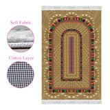 Al Andalus 1 Soft Padded Prayer Rug | Cotton Layer Janamaz | Anti Slip Backing Bamboo Cotton Prayer Mat | Islamic Gifts