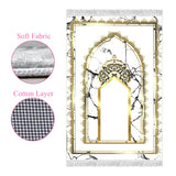 Mihrab Of Selimiye Mosque Soft Padded Prayer Rug | Cotton Layer Janamaz | Anti Slip Backing Bamboo Cotton Prayer Mat | Islamic Gifts