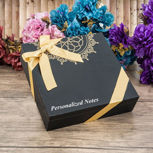 Special Design Black Gift Box | Prayer Mat | 33 Bead Tasbih Set | 33 Bead Tasbih Set | Personalized Gift