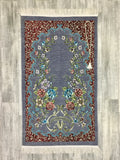 Indigo Garden Of Hagia Sophia Prayer Mat, Prayer Mat with Tasbeeh, Prayer Rug, Muslim Janamaz, Sajjada, Turkish Rug, Islamic Gift YSLM66