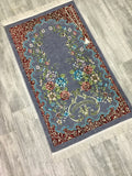 Indigo Garden Of Hagia Sophia Prayer Mat, Prayer Mat with Tasbeeh, Prayer Rug, Muslim Janamaz, Sajjada, Turkish Rug, Islamic Gift YSLM66