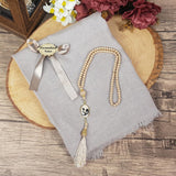 Special Mink Luxury Shawl | 99 Beads Pearl Tasbeeh | Holy Book | Quran Gifts | Gift For Her | Birthday Gift | Personalized Gift |MLVZ
