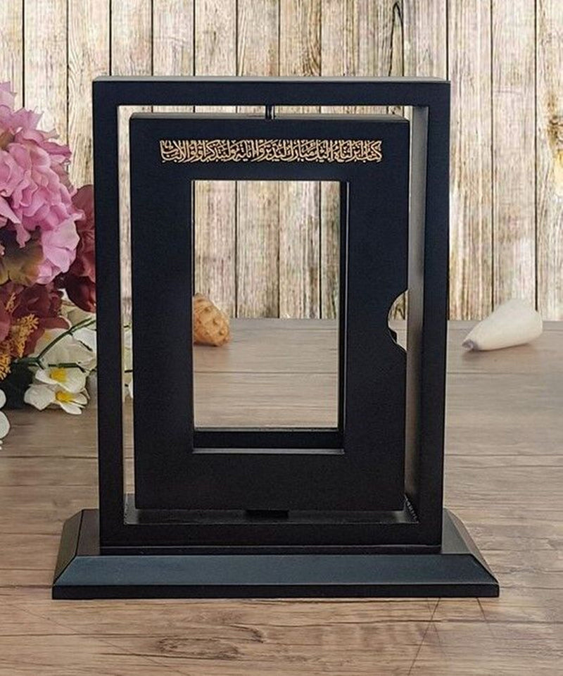 Special Design Black Wooden Gift Box | 29x25 Cm | Special Design Box | Unique Gift | Personalized Gift | ZYZH