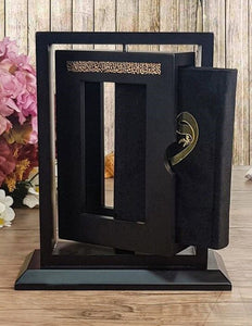 Special Design Black Wooden Gift Box | 29x25 Cm | Special Design Box | Unique Gift | Personalized Gift | ZYZH