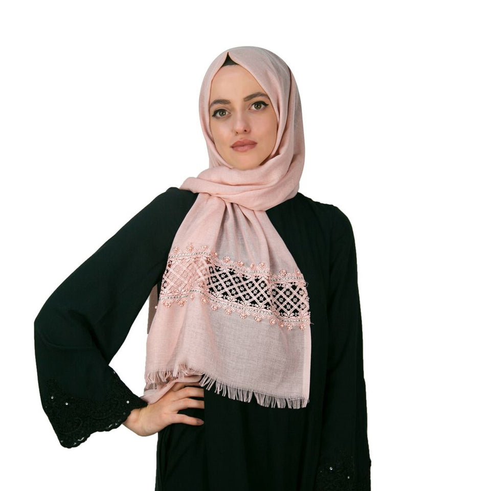 Pink Special Islamic Gift Box | Cotton Shawl | Islamic Wedding Gift | Prayer Mat Set | Mevlut Favors | Ameen Gift | M671