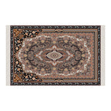Turkmen Carpet Design Soft Padded Prayer Rug | Cotton Layer Janamaz | Anti Slip Backing Bamboo Cotton Prayer Mat | Islamic Gifts