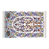Daisy Of Egypt Soft Padded Prayer Rug | Cotton Layer Janamaz | Anti Slip Backing Bamboo Cotton Prayer Mat | Islamic Gifts