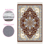 Siberian Bugloss Soft Padded Prayer Rug | Cotton Layer Janamaz | Anti Slip Backing Bamboo Cotton Prayer Mat | Islamic Gifts