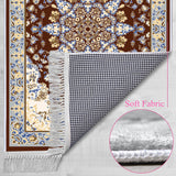 Siberian Bugloss Soft Padded Prayer Rug | Cotton Layer Janamaz | Anti Slip Backing Bamboo Cotton Prayer Mat | Islamic Gifts