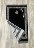 NEW Kaaba Kiswah Inspired Prayer Mat | Musallah | Masjid al Haram Sajjada | Prayer Rug | Janamaz