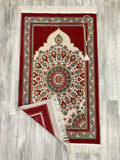 Circle Of Flowers Kilim Prayer Mat, Prayer Mat with Tasbeeh, Prayer Rug, Muslim Janamaz, Bohemian Rug, Turkish Rug, Islamic Gift YSLM40