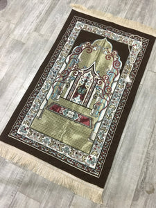 Mihrab Kilim Prayer Mat, Prayer Mat with Tasbeeh, Prayer Rug, Muslim Janamaz, Sajjada, Turkish Rug, Islamic Gift YSLM46