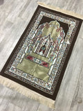 Mihrab Kilim Prayer Mat, Prayer Mat with Tasbeeh, Prayer Rug, Muslim Janamaz, Sajjada, Turkish Rug, Islamic Gift YSLM46
