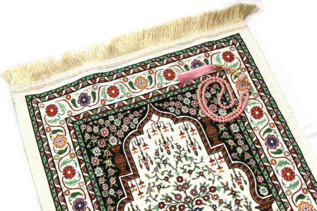 Children Prayer Rug,Prayer Mat, Prayer Mat with Tasbeeh, Prayer Rug,Muslim Janamaz,Bohemian Rug,Turkish Rug,Islamic Gift, Islamic Gift