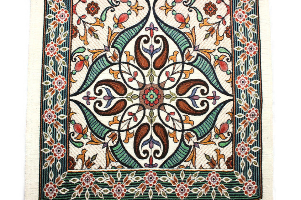 Children Prayer Rug,Prayer Mat, Prayer Mat with Tasbeeh, Prayer Rug,Muslim Janamaz,Bohemian Rug,Turkish Rug, Islamic Gift YSLM56
