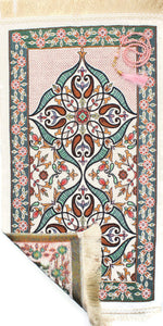 Children Prayer Rug,Prayer Mat, Prayer Mat with Tasbeeh, Prayer Rug,Muslim Janamaz,Bohemian Rug,Turkish Rug, Islamic Gift YSLM56
