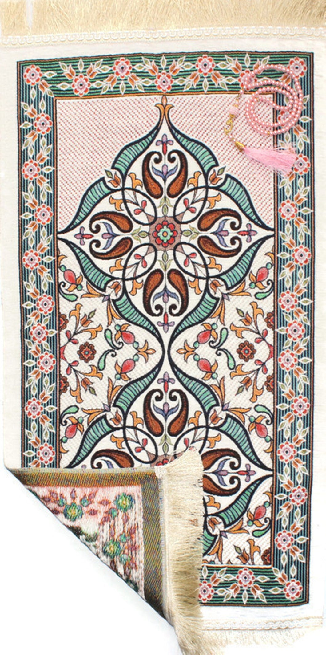 Children Prayer Rug,Prayer Mat, Prayer Mat with Tasbeeh, Prayer Rug,Muslim Janamaz,Bohemian Rug,Turkish Rug, Islamic Gift YSLM56
