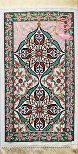 Children Prayer Rug,Prayer Mat, Prayer Mat with Tasbeeh, Prayer Rug,Muslim Janamaz,Bohemian Rug,Turkish Rug, Islamic Gift YSLM56