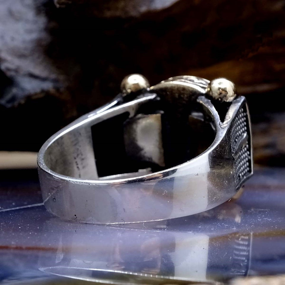 Ilahi Anta Maqsudi Wa Ridhaka Matlubi Written Sterling Silver Ring | Mens Ring | Persolized Signet Ring | İslamic Rings  Personalised Gift