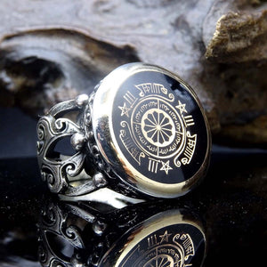 Rose of Rufaiyyah | Ring for Men | Sterling Silver Ring | Personalized Ring | Silver Signet Ring | Rufaiyyah Ring |