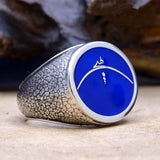 Nothing Written With Calligraphy | Ring for Men | Sterling Silver Ring | Personalized Ring | Silver Signet Ring | Calligraphy Ring |