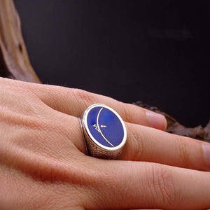 Nothing Written With Calligraphy | Ring for Men | Sterling Silver Ring | Personalized Ring | Silver Signet Ring | Calligraphy Ring |