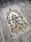 Lux Hunat Hatun Mosque Prayer Mat | Dowries Prayer Rug | Wedding Gift | Prayer Rug with tasbih | Sajjada | Janamaz YSLM71 - islamicbazaar