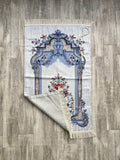 Lux Masjid Sultanahmet Prayer Mat | Dowries Prayer Rug | Wedding Gift | Prayer Rug with tasbih | Sajjada | Janamaz YSLM73 - islamicbazaar
