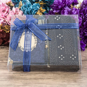 Navy Blue Velvet Islamic Gift Box | Special Gift | Velvet Yaseen Book | 33 Bead Tasbih Set | Personalized Gift | Unique Gift AOL2