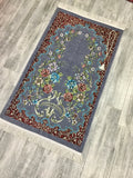 Indigo Garden Of Hagia Sophia Prayer Mat, Prayer Mat with Tasbeeh, Prayer Rug, Muslim Janamaz, Sajjada, Turkish Rug, Islamic Gift YSLM66